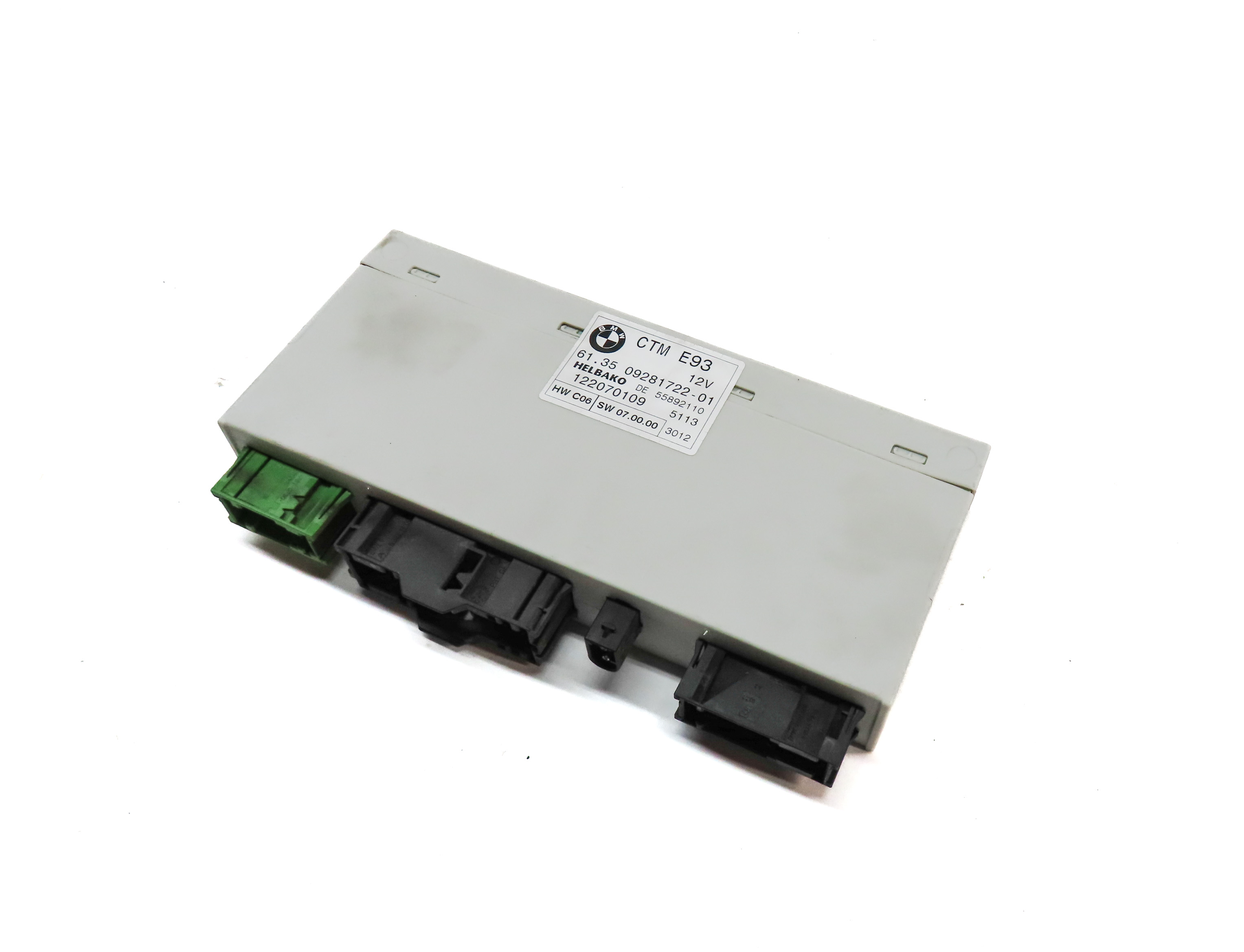 2007-2013 BMW 328i 335i M3 (E93) CONVERTIBLE TOP FOLDING ROOF CONTROL MODULE CTM — exact item pictured